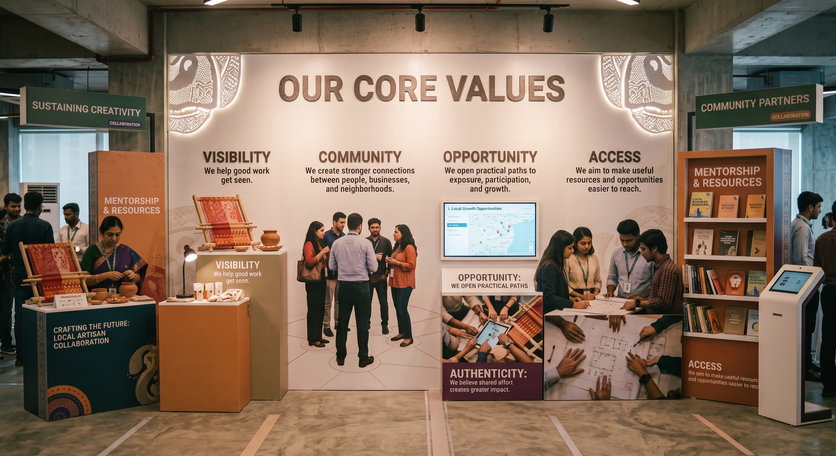 Core values background